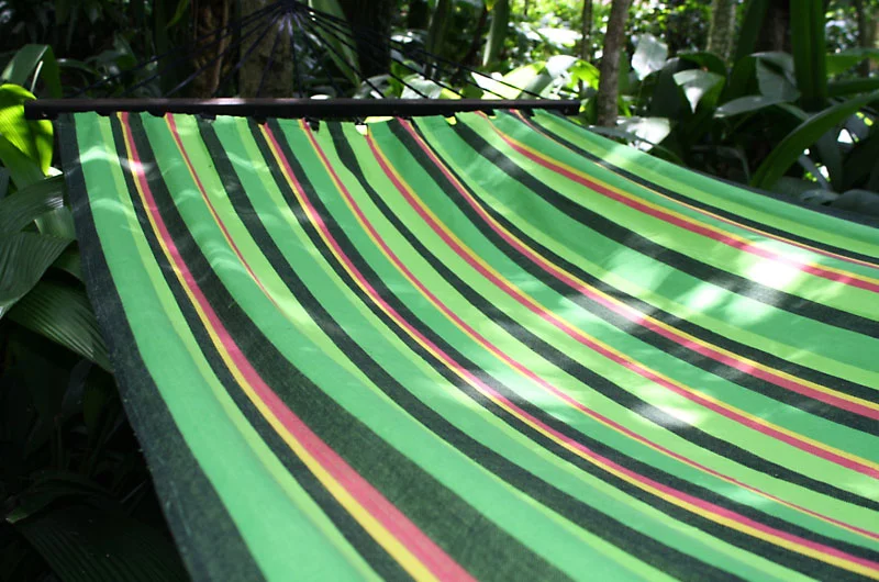 Het apparaat Zeeman Rechtsaf Hangmat Jungle met gratis kussenhoes | Rainbow Hangmatten